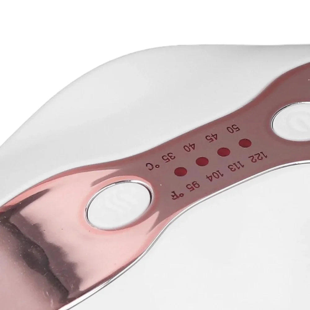 2 in 1 Lip Plumper and Eye Care Tool Red Light Therapy 4 Levels Heating Temps for Anti-Aging Smooth Wrinkles Reduce Dark Circles