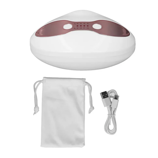 2 in 1 Lip Plumper and Eye Care Tool Red Light Therapy 4 Levels Heating Temps for Anti-Aging Smooth Wrinkles Reduce Dark Circles